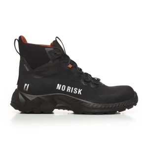 NO RISK X-TREME MID Black S3L ESD HI CI FO SR Safety Boots - Black