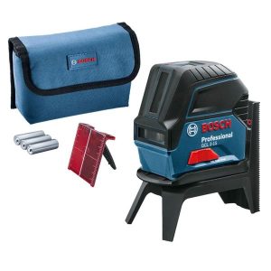 BOSCH GCL 2-15 Red Cross Line Laser with RM1 Wall Mount