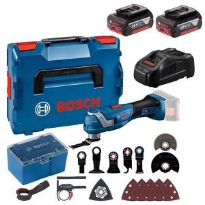 BOSCH GOP 18 V-34 18V Multitool + Accessories In L Boxx (2x3Ah)