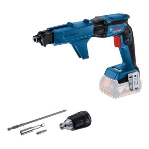 BOSCH GTB 18V-45 18v Brushless Drywall Screwdriver & GMA-55 Colated Attachment (Bare Unit)