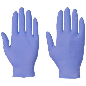 SUPERTOUCH Blue Disposable Powder Free Nitrile Gloves (BOX 100) Or (CARTON 1000)