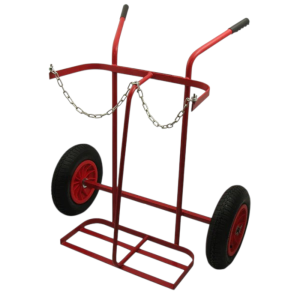 SWP Industrial Oxygen/Acetylene Cylinder Trolley - 16" Pneumatic Wheels