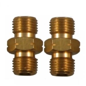 1/4" Male to 1/4" Male Coupler - Left Hand - packet of 2