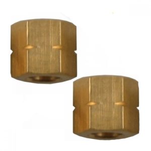 1/4" (6mm) Nut - Left Hand - packet of 2