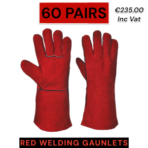 Red Economy 14″ Welding Gloves Deal - 60 Pairs