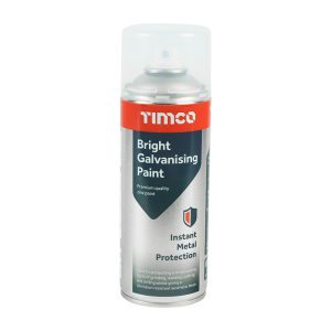 TIMCO Premium Bright Galvanising Paint Spray - 380ml