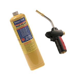 GoSystem Auto Blow Torch + Cylinder 453g Map Gas Kit