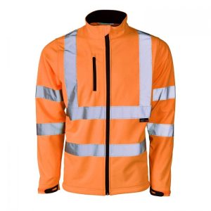 SUPERTOUCH Hi Vis Orange Softshell Jacket
