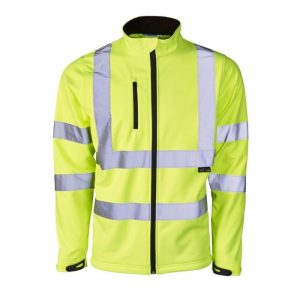 SUPERTOUCH Hi Vis Yellow Softshell Jacket