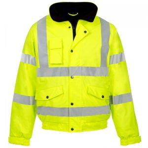 SUPERTOUCH Storm-Flex® Hi Vis Yellow PU Bomber Jacket