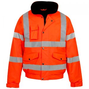 SUPERTOUCH Storm-Flex® Hi Vis Orange PU Bomber Jacket