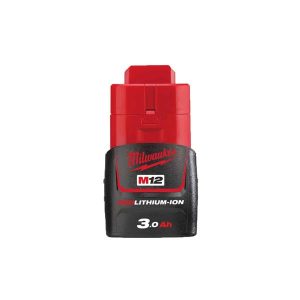 MILWAUKEE M12B3 12V 3.0Ah Red Lithium-Ion Battery
