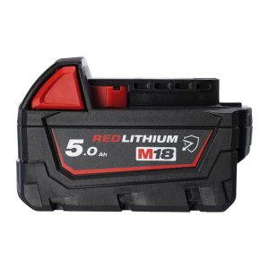 MILWAUKEE M18B5-CR 5.0Ah Red Lithium-Ion Chemical Resistance Battery