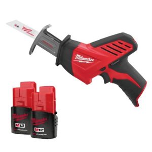 MILWAUKEE C12HZ-202C 12V Compact Mini Sawzall (2x2Ah)