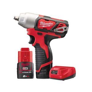 MILWAUKEE M12BIW38-202C 12V Compact 3/8"Dr Impact Wrench (2x2Ah)