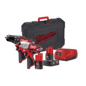 MILWAUKEE M12BPP2B-421C 12V Sub Compact Power Pack (1x2Ah, 1x4Ah)