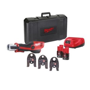 MILWAUKEE M12HPT-202C TH-SET Sub Compact Force Logic Hydraulic Press Tool (2x2.0Ah)