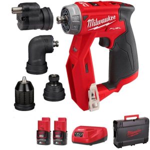 MILWAUKEE M12FDDXKIT-202X 12V FUEL 4in1 Drill Driver Kit (2x2Ah)
