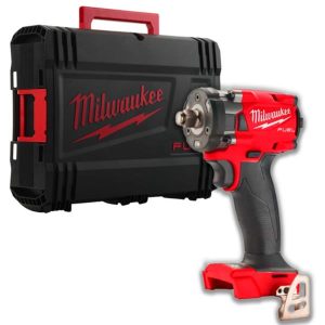 MILWAUKEE M18FIW2F12-0X FUEL 1/2" Stubby Impact Wrench In HD Box (Bare Unit)