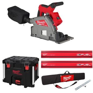 MILWAUKEE M18FPS55-0P Fuel 55mm Plunge Saw & Rail Kit (Bare Unit)