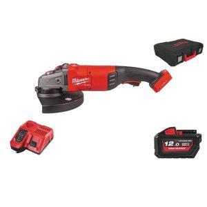 MILWAUKEE M18ONEFLAG230XPDB-121C ONE-KEY 230mm Braking Angle Grinder With Paddle Switch (1x12Ah)