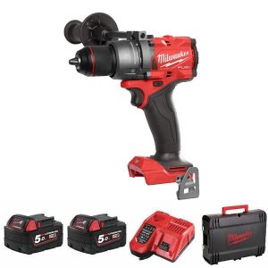 MILWAUKEE M18FPD3-502X M18 FUEL Gen 4 Combi Drill Kit (2x5Ah)