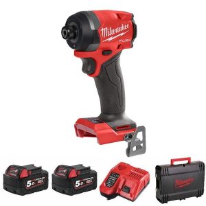 MILWAUKEE M18FID3-502X M18 Fuel Gen 4 Impact Driver Kit (2x5Ah)