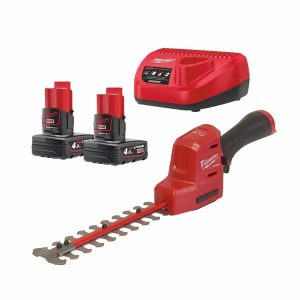 MILWAUKEE M12FHT20-402 M12 FUEL Hedge Trimmer 20cm (2x4.0Ah)