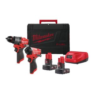 MILWAUKEE M12FPP2A2-602X 12V Fuel 2pc Powerpack NEW GEN (2x6.0Ah)