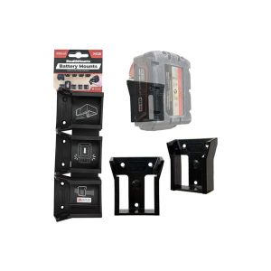 STEALTH MOUNTS Milwaukee M18 Battery Mounts Black (6 Pack)