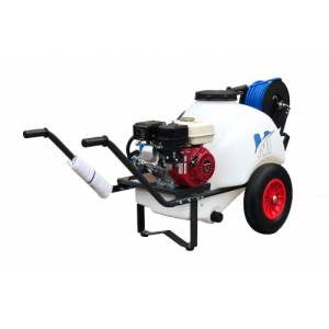 MAXFLOW Semi-Industrial Softwash Mini Bowser System - Honda GX160 12 LPM + 30M Reel