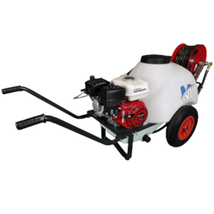 MAXFLOW Petrol Mini Bowser – Honda GX200 14 LPM Trolly Frame + Reel