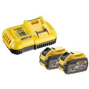 DEWALT DCB118X2 9Ah 18V Battery & Charger Starter Kit (2x9Ah)