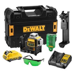 DEWALT DCE089D1G 10.8v / 12v Green Beam Self Levelling Multi-Line Laser Level (1x2Ah)