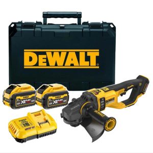 DEWALT DCG460Y2 54V XR Brushless FLEXVOLT 230mm Angle Grinder (2x12Ah)