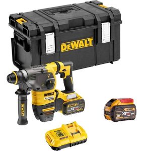DEWALT DCH333X2 54V XR FlexVolt SDS Plus Hammer Drill in Toughbox (2X9.0Ah)