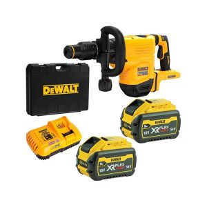 DEWALT DCH832X2 54V XR FLEXVOLT 6Kg Chipping Hammer (2x9Ah)