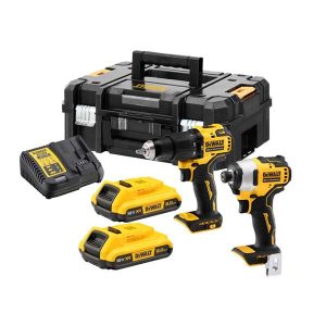 DEWALT DCK2062D2T 18V XR Combi Drill and Impact Driver Kit (2x2Ah)
