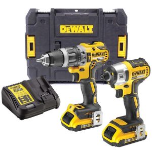 DEWALT DCK266D2T 18V Brushless Combi Drill & Impact Driver In TStak (2x2Ah)