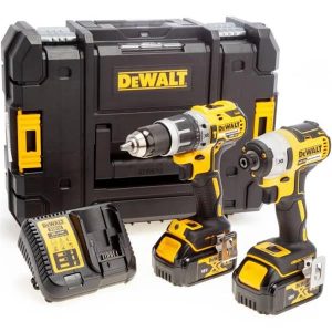 DEWALT DCK266M2T 18V Brushless Combi Drill & Impact Driver In TStak (2x4Ah)