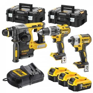 DEWALT DCK368P3T 18V XR Triple Kit (3X5ah)