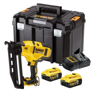 DEWALT DCN660P2T 18v 16g XR Brushless 2nd Fix Finishing Nailer in T Stack (2x5Ah)