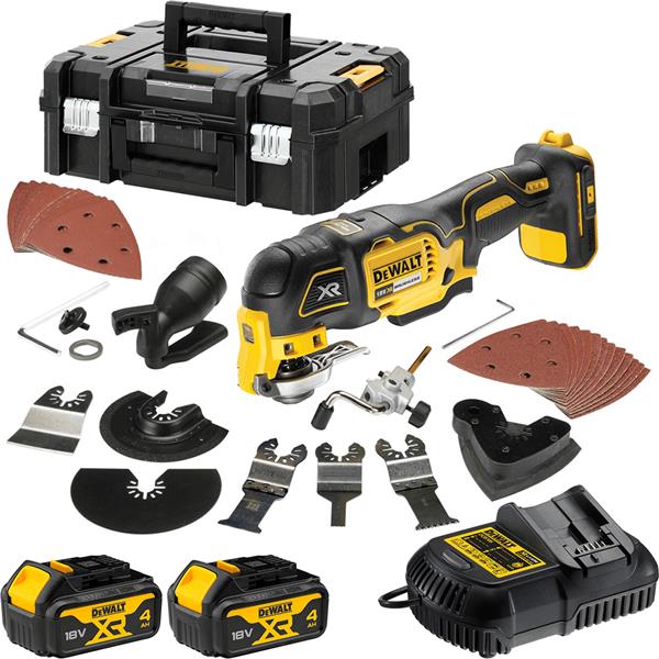 DEWALT DCS355M2 18V XR Brushless Oscillating Multi-Tool (2x4Ah)