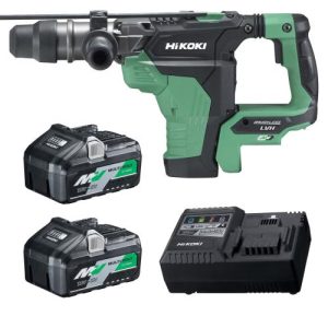 HIKOKI 36V BRUSHLESS SDS-MAX HAMMER DRILL C/W 2 X 4.0AMP BATTERIES