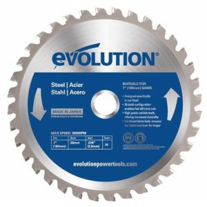 EVOLUTION 230MM STEEL CUTTING BLADE (230MM X 2MM X 25.4MM) 48T