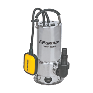 FF GROUP 1100w Stainless Steel Submersible Dirty Water Pump