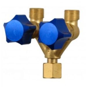 RH Twin Outlet Valve 3/8"