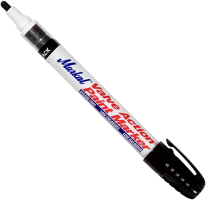 MARKAL Valve Action Paint Marker - Black