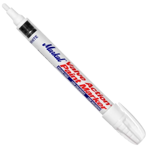 MARKAL Valve Action Paint Marker - White