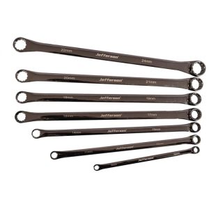 JEFFERSON Extra Long 7 Piece Double End Ring Spanner Set